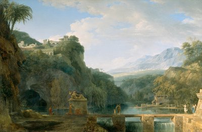 Landscape of Ancient Greece, 1786 by Pierre Henri de Valenciennes